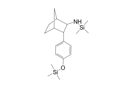 2-(endo)-Amino-3-(exo)-(p-hydroxyphenyl-bicyclo[2.2.1]heptane - N,O-bis(Trimethylsilyl) derivative