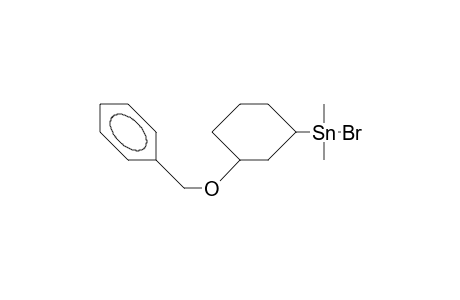 (cis-3-Benzyloxy-cyclohexyl)-bromo-dimethyl-stannane