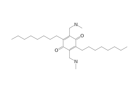 2,5-Cyclohexadiene-1,4-dione, 2,5-bis[(methylamino)methyl]-3,6-dioctyl-