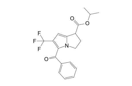 5-Benzoyl-6-trifluoromethyl-1,2-dihydro-3H-pyrrolo[1,2-a]pyrrole-1-carboxylic acid isopropyl ester