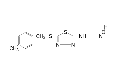 N-{5-[(p-methylbenzyl)thio]-1,3,4-thiadiazol-2-yl}formamidoxime