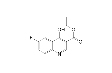 3-Quinolinecarboxylic acid, 6-fluoro-1,4-dihydro-4-oxo-, ethyl ester