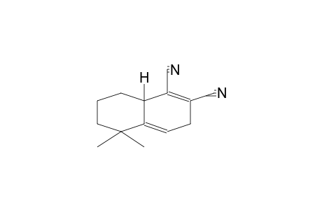 1,2,3,4,4A,7-HEXAHYDRO-1,1-DIMETHYLNAPHTHALENE-5,6-5,6-DICARBONITRILE