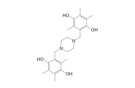 2-{[4-(2,5-dihydroxy-3,4,6-trimethylbenzyl)-1-piperazinyl]methyl}-3,5,6-trimethyl-1,4-benzenediol