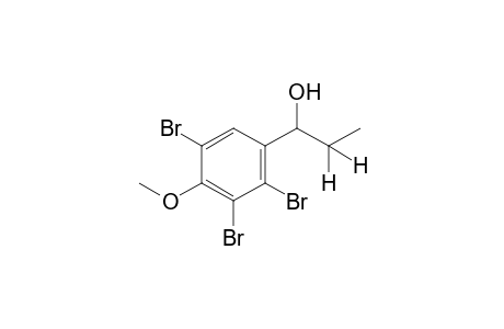 alpha-ethyl-4-methoxy-2,3,5-tribromobenzyl alcohol