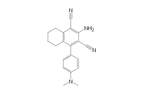 2-amino-4-[p-(dimethylamino)phenyl]-5,6,7,8-tetrahydro-1,3-naphthalenedicarbonitrile