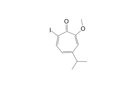 7-iodo-4-isopropyl-2-methoxy-2,4,6-cycloheptatrien-1-one