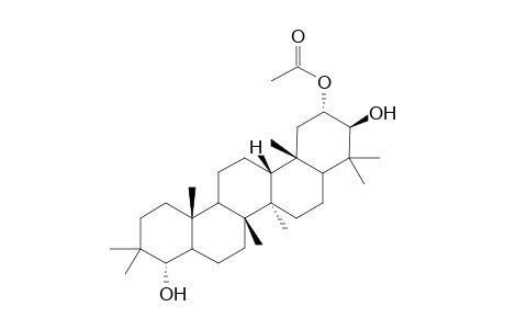 29,30-Dinorgammacerane-2,3,22-triol, 21,21-dimethyl-, 2-acetate, (2.alpha.,3.beta.,8.alpha.,9.beta.,13.alpha.,14.beta.,17.alpha.,18.beta.,22.alpha.)-