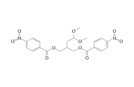 1,3-Propanediol, 2-(2,2-dimethoxyethyl)-, bis(4-nitrobenzoate)