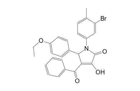 4-Benzoyl-1-(3-bromo-4-methyl-phenyl)-5-(4-ethoxy-phenyl)-3-hydroxy-1,5-dihydro-pyrrol-2-one