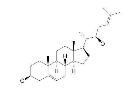 (3beta,22R)-cholesta-5,24-diene-3,22-diol