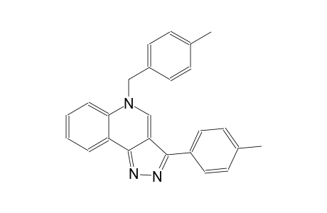 5H-pyrazolo[4,3-c]quinoline, 3-(4-methylphenyl)-5-[(4-methylphenyl)methyl]-