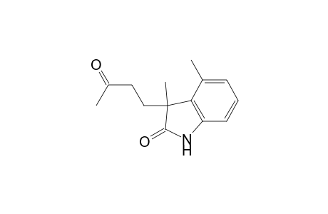 3,4-Dimethyl-3-(3-oxidanylidenebutyl)-1H-indol-2-one