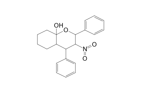 8Ah-1-benzopyran-8a-ol, octahydro-3-nitro-2,4-diphenyl-