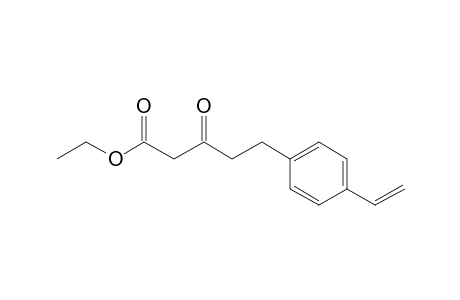 Benzenepentanoic acid, 4-ethenyl-.beta.-oxo-, ethyl ester