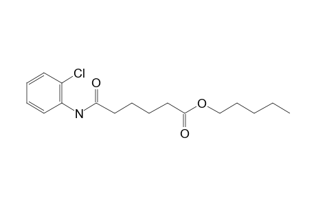 Adipic acid, monoamide, N-(2-chlorophenyl)-, pentyl ester