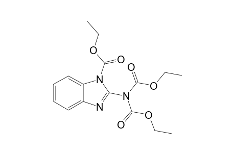 2-(dicarboxyamino)-1-benzimidazolecarboxylic acid, triethyl ester