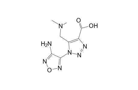 1-(4-Amino-1,2,5-oxadiazol-3-yl)-5-[(dimethylamino)methyl]-1H-1,2,3-triazole-4-carboxylic acid