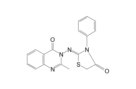 2-methyl-3-[(4-oxo-3-phenyl-2-thiazolidinylidene)amino]-4(3H)-quinazolinone