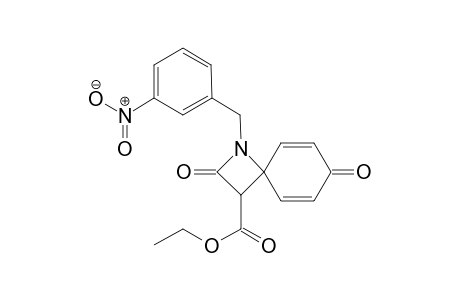 Ethyl 1-(3-nitrobenzyl)-2,7-dioxo-1-azaspiro[3.5]nona-5,8-diene-3-carboxylate