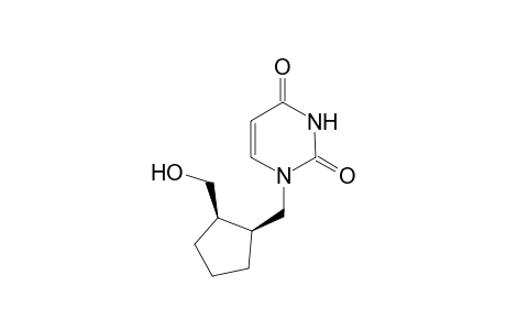 1-[[(1S,2R)-2-methylolcyclopentyl]methyl]pyrimidine-2,4-quinone