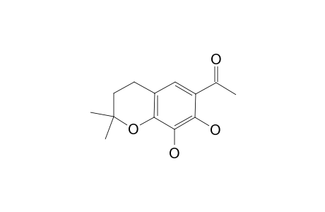 6-Acetyl-7,8-dihydroxy-2,2-dimethylchroman