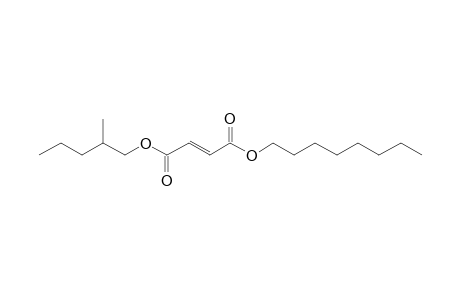 Fumaric acid, 2-methylpentyl octyl ester