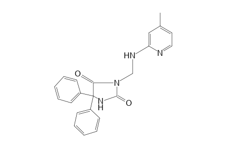 5,5-diphenyl-3-[[(4-methyl-2-pyridyl)amino]methyl}hydantoin
