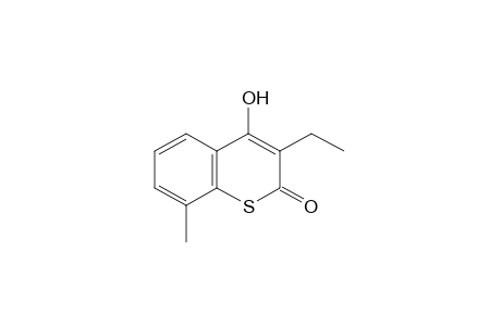 3-ethyl-4-hydroxy-8-methyl-1-thiocoumarin