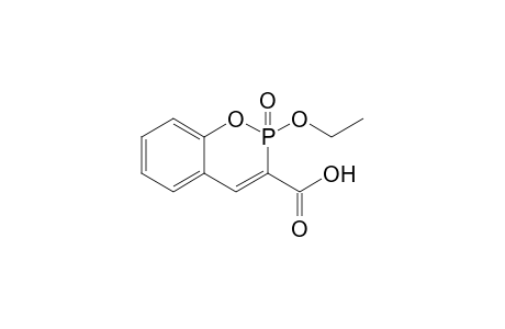 2-Ethoxy-2-oxo-2H-1,2-benzoxaphosphorine-3-carboxylic acid