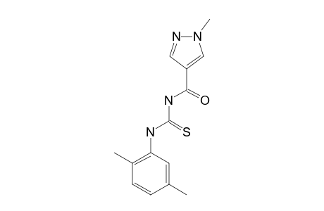 N-(1-METHYL-1H-PYRAZOLE-4-CARBONYL)-N'-(2,5-DIMETHYLPHENYL)-THIOUREA