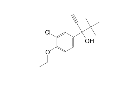 alpha-tert-BUTYL-3-CHLORO-alpha-ETHYNYL-4-PROPOXYBENZYL ALCOHOL