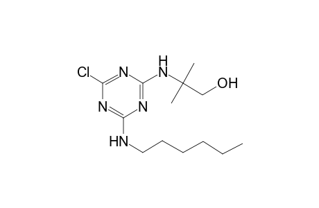 Propan-1-ol, 2-(6-chloro-4-hexylamino-1,3,5-triazin-2-yl)amino-2-methyl-