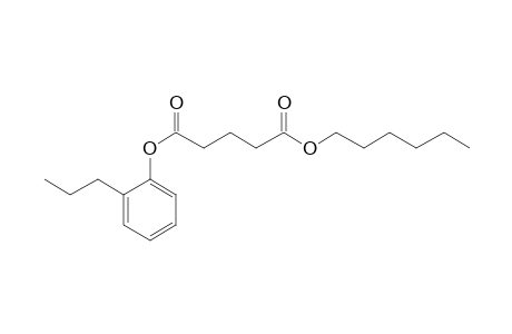 Glutaric acid, hexyl 2-propylphenyl ester