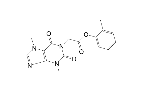 3,6-dihydro-3,7-dimethyl-2,6-dioxopurine-1(2H)-acetic acid, o-tolyl ester