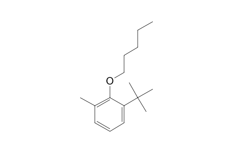 2-Tert-butyl-6-methylphenol, N-pentyl ether