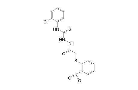 4-(o-chlorophenyl)-1-{[(o-nitrophenyl)thio]acetyl}-3-thiosemicarbazide