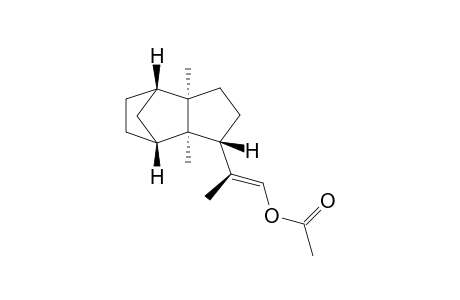 Prop-1'-en-1'-ol,2-[octahydro-3a',7a'-dimethyl-4',7'-methano-1'H-1'-yl-(1'alpha,3a'alpha,4'beta,7'beta,7a'alpha)]-acetate