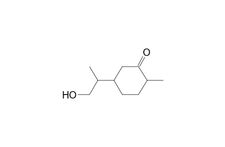 p-Menthan-2-one, 9-hydroxy-, (1R,4S)-(-)-