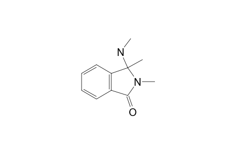 1,2-Dimethyl-1-methylamino-3-oxodihydroisoindole