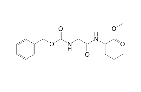 methyl (2R)-2-[({[(benzyloxy)carbonyl]amino}acetyl)amino]-4-methylpentanoate
