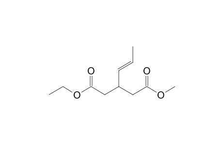 1-Ethyl 5-Methyl (E)-3-(Prop-1-enyl)pentanedioate