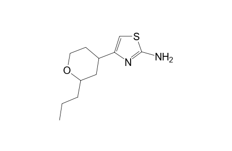 4-(2-Propyltetrahydro-2H-pyran-4-yl)-1,3-thiazol-2-amine