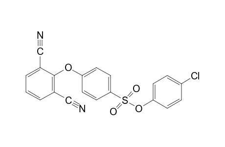 p-(2,6-Dicyanophenoxy)benzenesulfonic acid, p-chlorophenyl ester