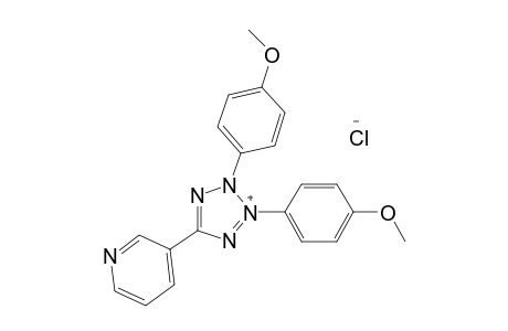 2,3-bis(p-methoxyphenyl)-5-(3-pyridyl)-2H-tetrazolium chloride