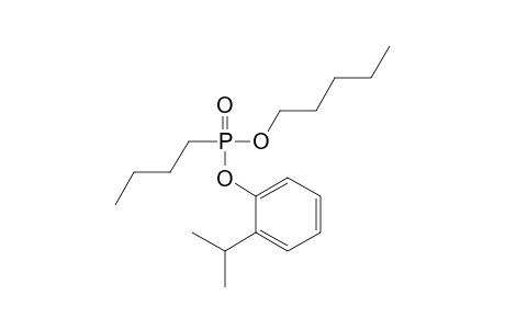 Butylphosphonic acid, 2-isopropylphenyl pentyl ester