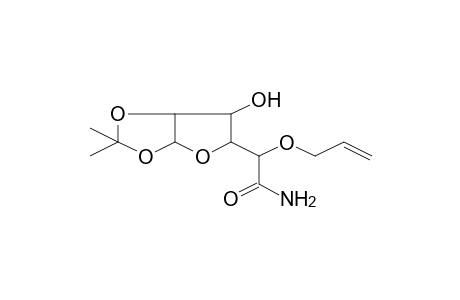 2-Allyloxy-2-(6-hydroxy-2,2-dimethyltetrahydrofuro[2,3-d][1,3]dioxol-5-yl)acetamide