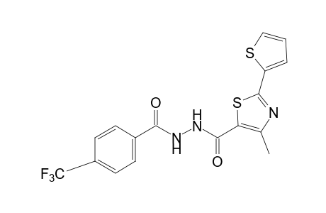 1-{[4-Methyl-2-(2-thienyl)-5-thiazolyl]carbonyl}-2-(alpha,alpha,alpha-trifluoro-p-toluoyl)hydrazine