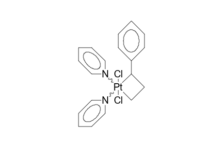 Dichloro-bis(pyridine)-(1-phenylpropane-1,3-diyl)platinum