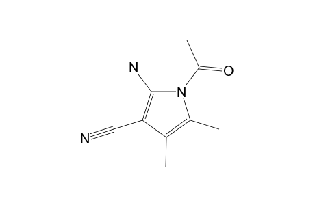 1-ACETO-2-AMINO-3-CYANO-4,5-DIMETHYL-PYRROLE